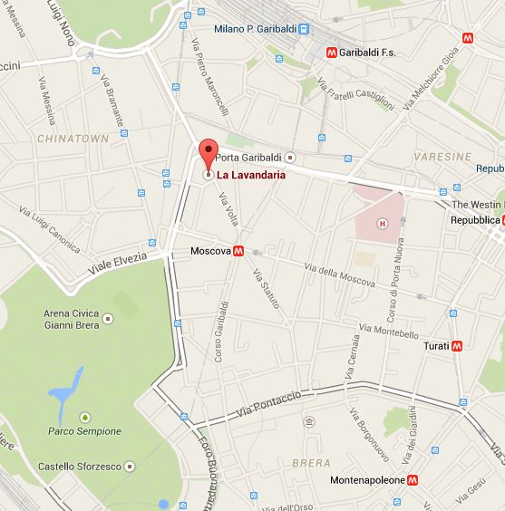 lavanderia map milano centro
